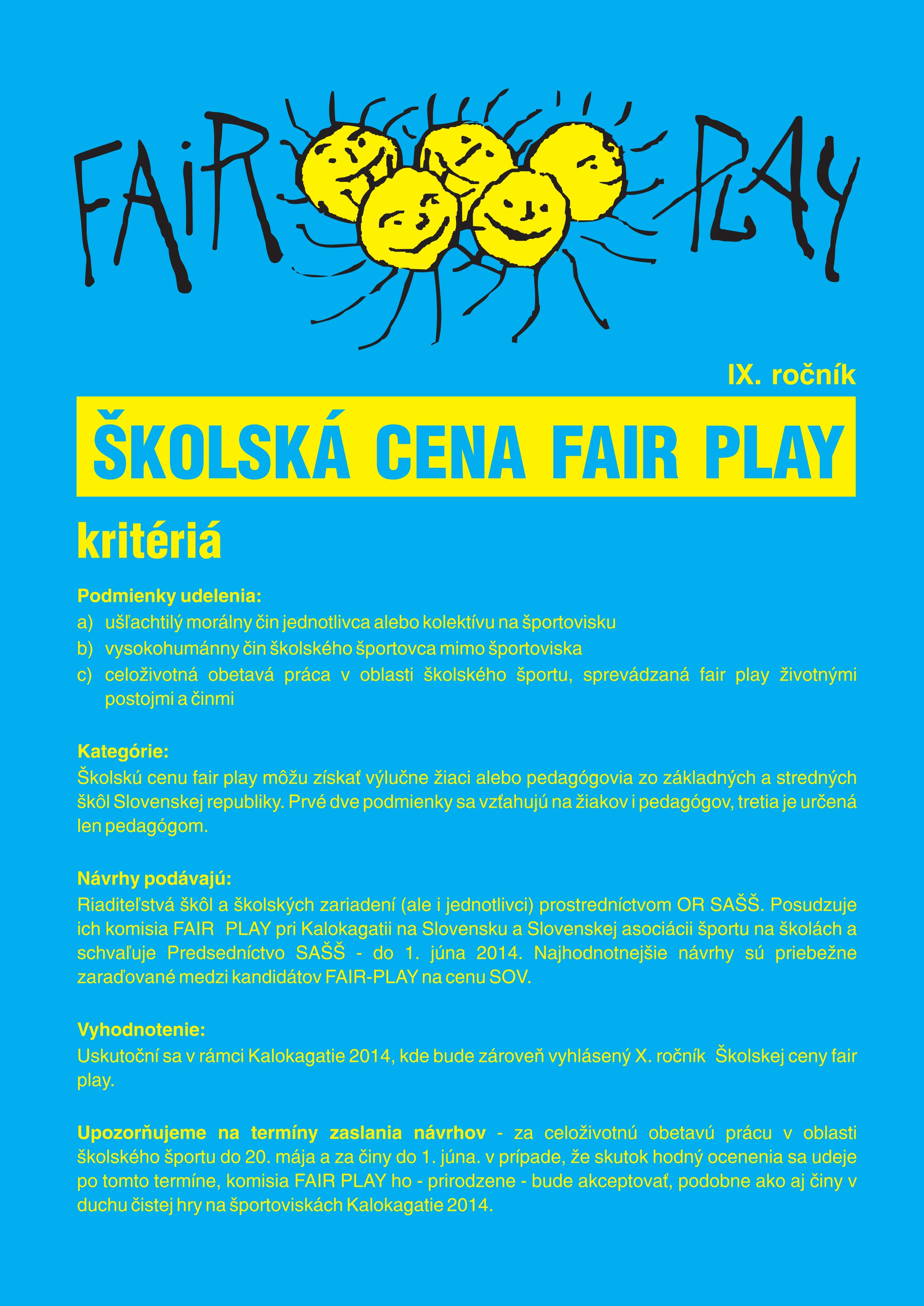 Fair play 2014