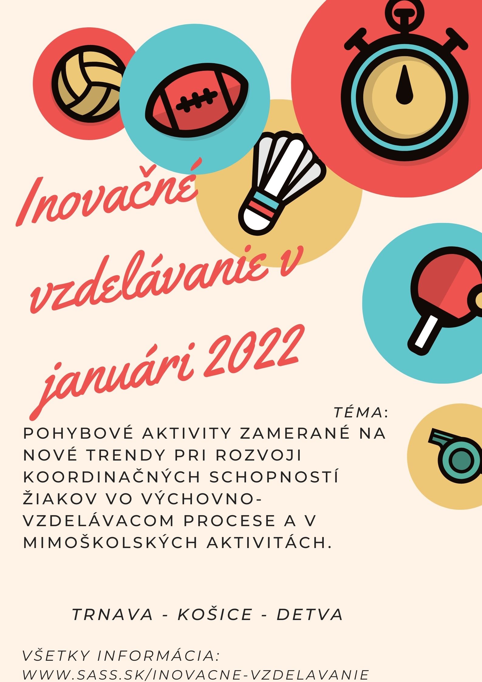 Inovačné vzdelávanie plagatik januar 2022